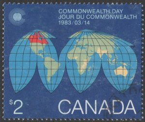 Canada SC#977 $2.00 Commonwealth Day (1983) Used