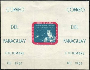 Paraguay Stamp 616a  - Alan Shepard, first US Astronaut