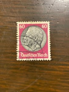 Germany SC 429 Used 60pf President Paul Von Hindenburg (1) -VF/XF