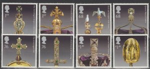 Great Britain Scott# 2931-8 SG# 3207-14 2011 QEII MNH