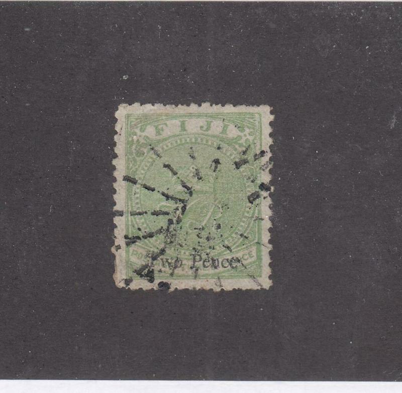 FIJI # 4 2p STARBURST CANCEL CAT VALUE $35