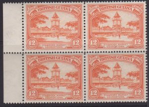 British Guiana Sc#215a MNH Block of 4 but Perf is 14x13