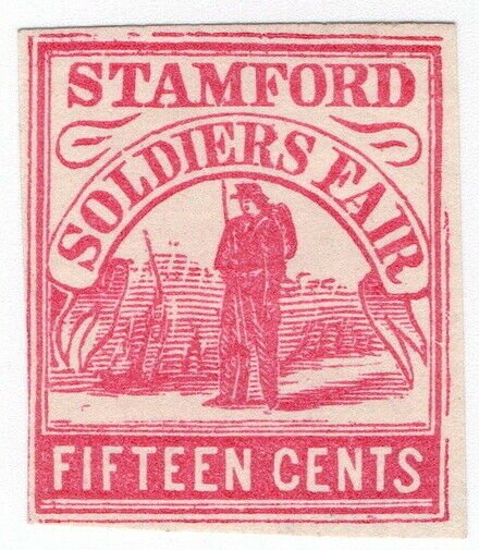 (I.B) US Local Post : Soldier's Fair 15c (Stamford)