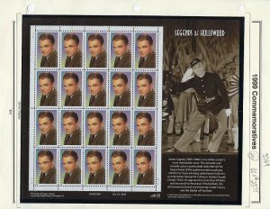 THE 1st 12 LEGENDS OF HOLLYWOOD  MNH SET OF SHEETS BCV $356.00 - W63