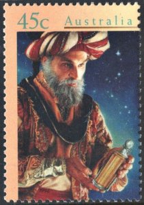 Australia SC#1568 45¢ Christmas: Wise Man & Gift (1996) MNH*