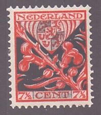 Netherlands   #B23  MH  1927  child welfare 7 1/2c  Arms