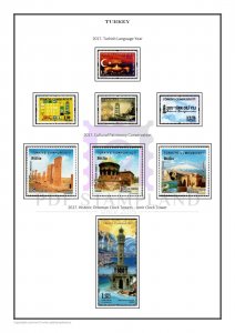 Turkey 2016-2020 PDF(DIGITAL) STAMP ALBUM PAGES