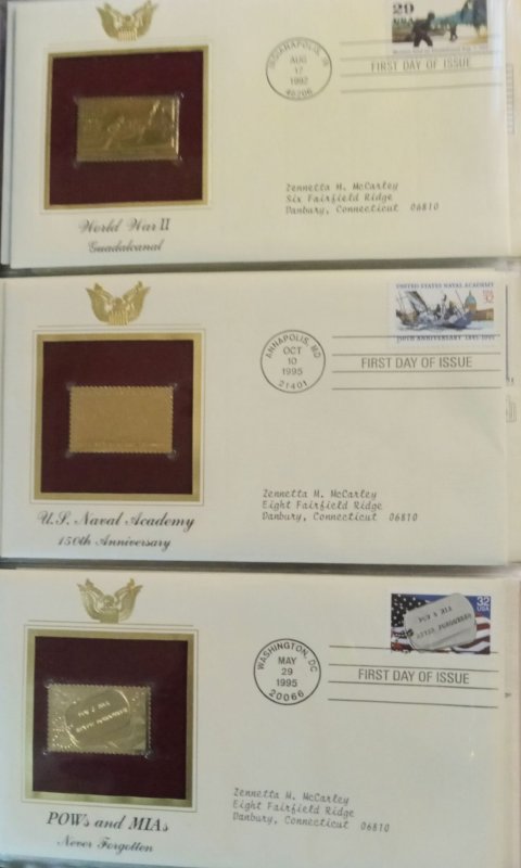 FIRST DAY COVERS -Golden Replicas (66)