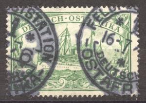 German East Africa, 2 Rupees, Fieldpost No. 1 Michel # 20, VF ++ used, no faults