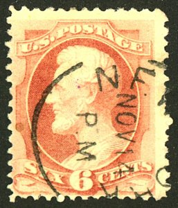 U.S. #186 USED