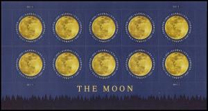 US 5058 Moon global forever sheet (10 stamps) MNH 2016