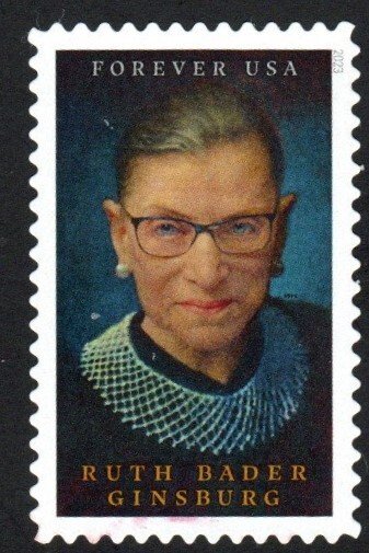 SC# 5821 - (66c) - Ruth Bader Ginsburg - Supreme Court - Used Single - Off Paper