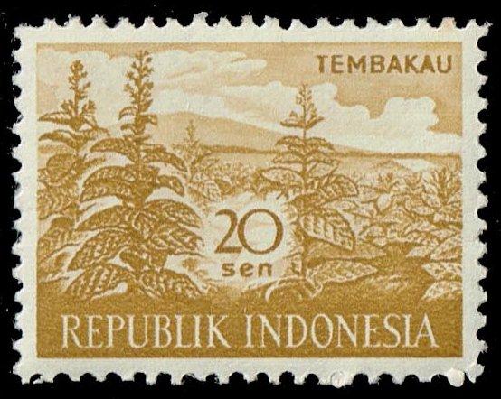 Indonesia #497 Tobacco; MNH (0.25)