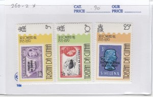 Tristan da Cunha 260-2 Rowland Hill mint