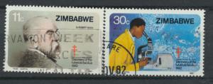 Zimbabwe SG 620 -  SG 621 set of 2 Used 