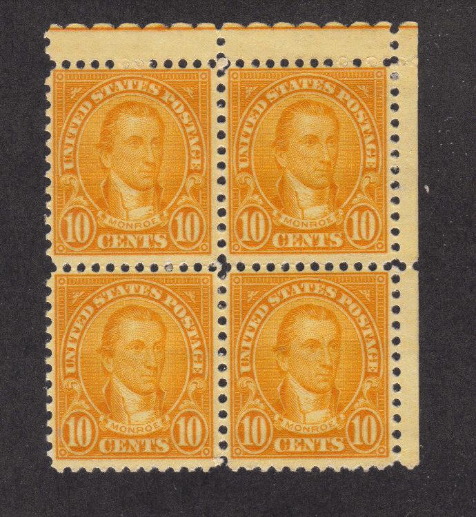 United States 642 Block of Four, F-VF, MNH 