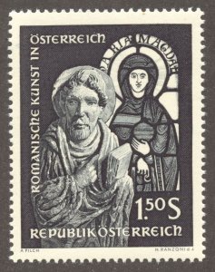 Austria Scott 725 MNHOG - 1964 St Mary Magdalene and Apostle