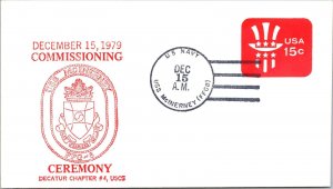 USS McInerney Commissioned - 12.15.1979  - F44333