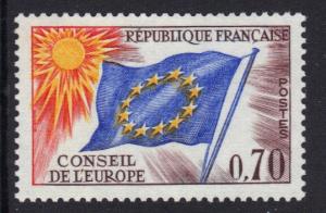 France  #1O15  MNH  1969  council of europe   70c