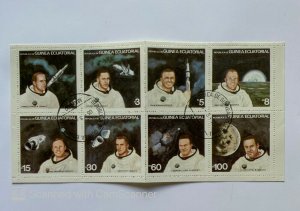 SET OF 8 REPUBLICA DE GUINEA EQUATORIAL, ARTRONAOUTS,NEILARMSTRONG , ...