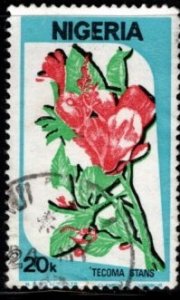 Nigeria - #493 tacoma Stans Flower - Used