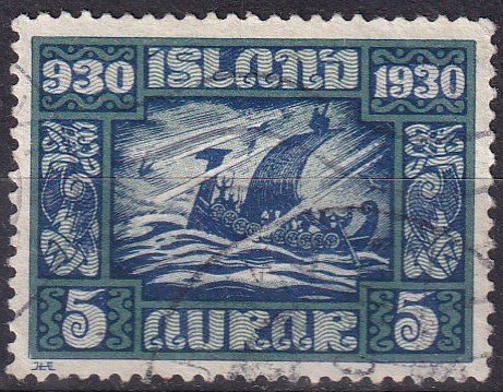 Iceland #153 F-VF Used CV $10.00 (Z6463)