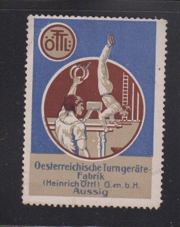 Austrian Advertising Stamp- Ottl Austrian Gymnastics Equipment Factory - MH OG 