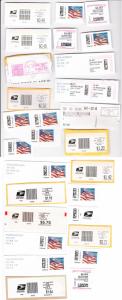 USA recent meter adhesive mail clippings batch 4