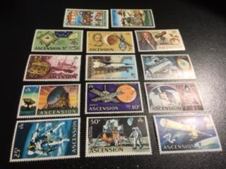 Ascension sc 138-151 MNH comp set