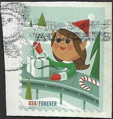 Holiday Elves 2022, Discounted Forever Stamps