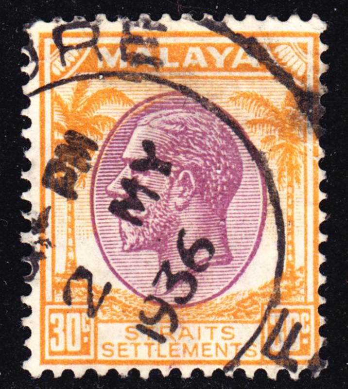 Malaya Straits Settlements Scott 227  F+  used.