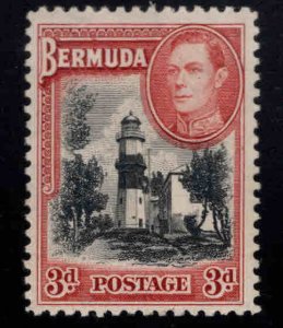 BERMUDA Scott 121 MH*  Lighthouse stamp CV $16