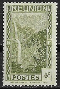 France-Reunion # 129 4c Waterfall  (1) Unused VF