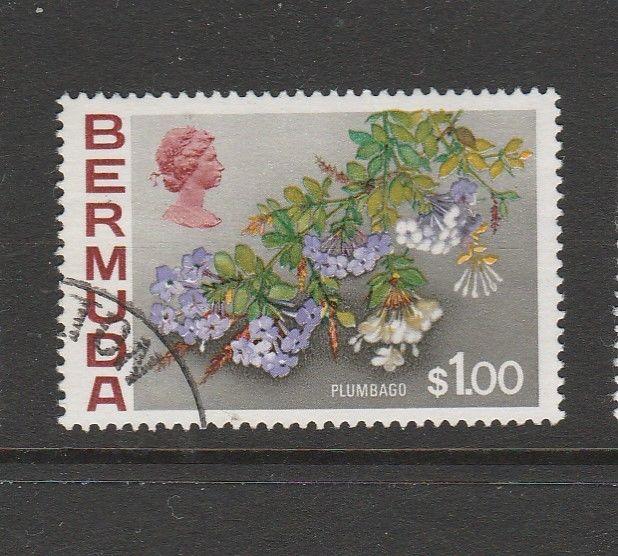 Bermuda 1970 Flowers Defs $1 FU SG 263a