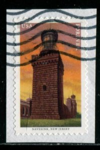 5622 (55c) Mid-Atlantic Lighthouses - Navesink SA. used on paper