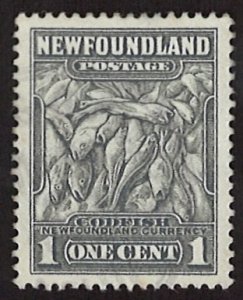 1932-1944 Newfoundland Codfish MNH ** 1c  (LL-85)