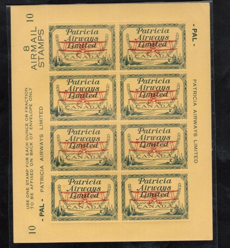 Canada #CL43 Very Fine Mint Full Plate Pane Of Eight All Stamps Never Hinged