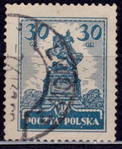 Poland, 1925-27, Sobieski Statue, 30g, sc#235, used