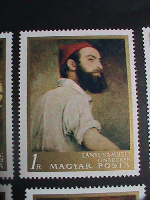 ​HUNGARY STAMP:1967 SC#1820-6 FAMOUS PAINTINGS BY FAMOUS PAINTERS MNH SET.