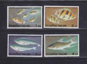 Thailand 849-852 Set MNH Fish