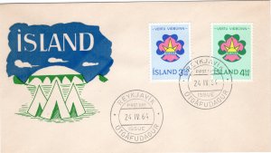 Iceland 1964 Sc 360-1 FDC-14