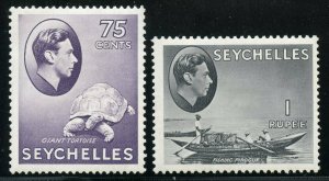 SEYCHELLES  SCOTT #125/48   MINT LIGHT HINGED SCOTT VALUE $367.90