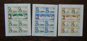 Montserrat 1981 Royal Wedding 90c $3 $4 values Miniature Sheet MNH