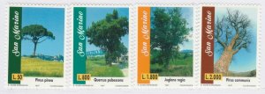 1997 San Marino Trees MNH** Full Set A19P14F707-
