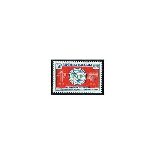 Malagasy 367,MNH.Michel 534. ITU-100,1965.Telecommunication equipment.