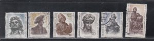 Germany # 9N256-261, Berlin Art Treasures, Used, 1/2 Cat