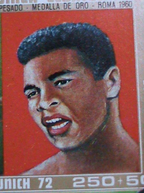 ​EQUATORIAL GUINEA 1972 OLYMPIC GAMES-MUNICH'72-BOXING IMPERF-CTO S/S VF