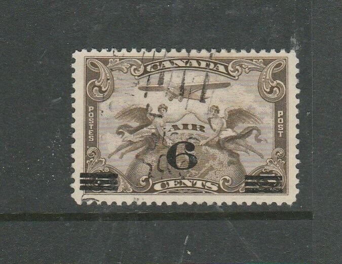 Canada 1932 6c on 5c Air stamp, Used SG 313