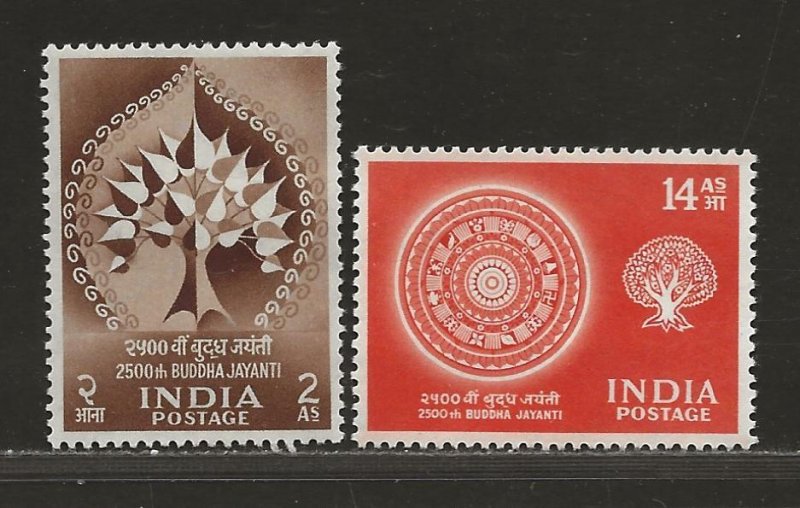 INDIA SC# 272-73    FVF/MNH