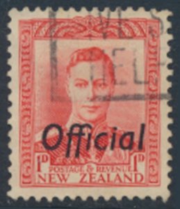 New Zealand  SC# O73    SG O136  Used OFFICIAL  see details scans